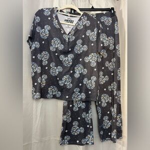 Disney Mickey Mouse Floral Print pajama set